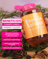 Fruto salvaje Wild Essence Shampoo Cinnamon, Rosemary and Cloves 500ml