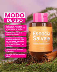 Fruto salvaje  Wild Essence Shampoo Cinnamon, Rosemary and Cloves